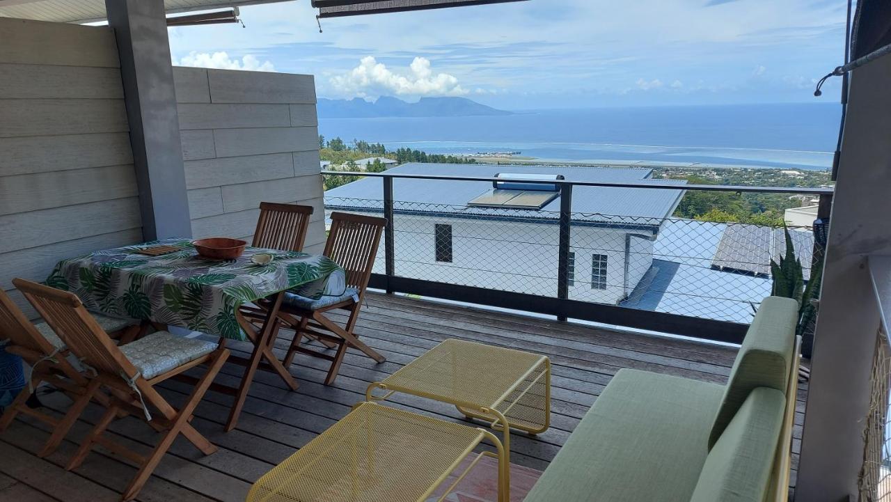 Studio Vaimiti Pour 2 Personnes Vue Mer Et Moorea Faaa Ngoại thất bức ảnh