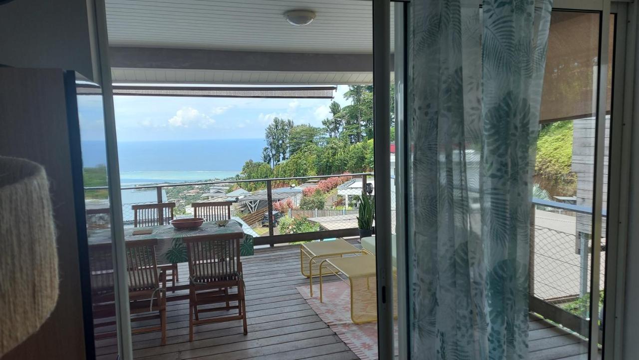 Studio Vaimiti Pour 2 Personnes Vue Mer Et Moorea Faaa Ngoại thất bức ảnh