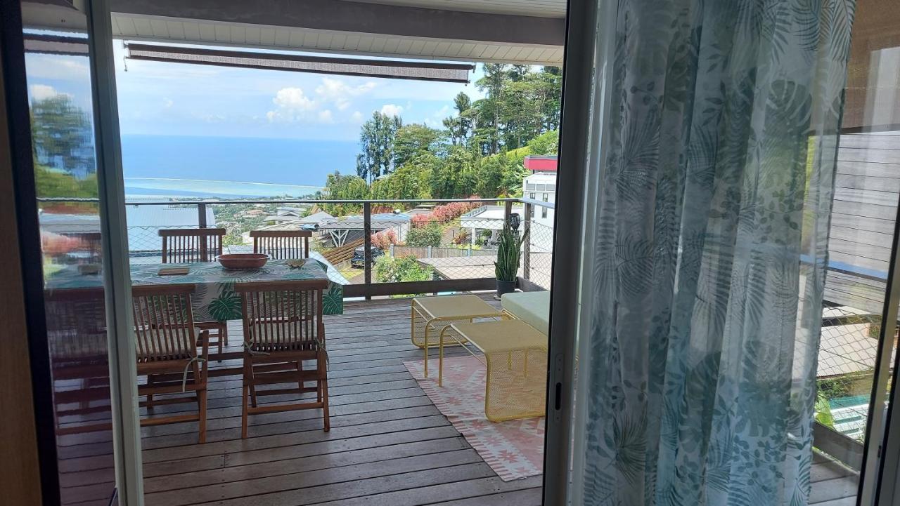 Studio Vaimiti Pour 2 Personnes Vue Mer Et Moorea Faaa Ngoại thất bức ảnh