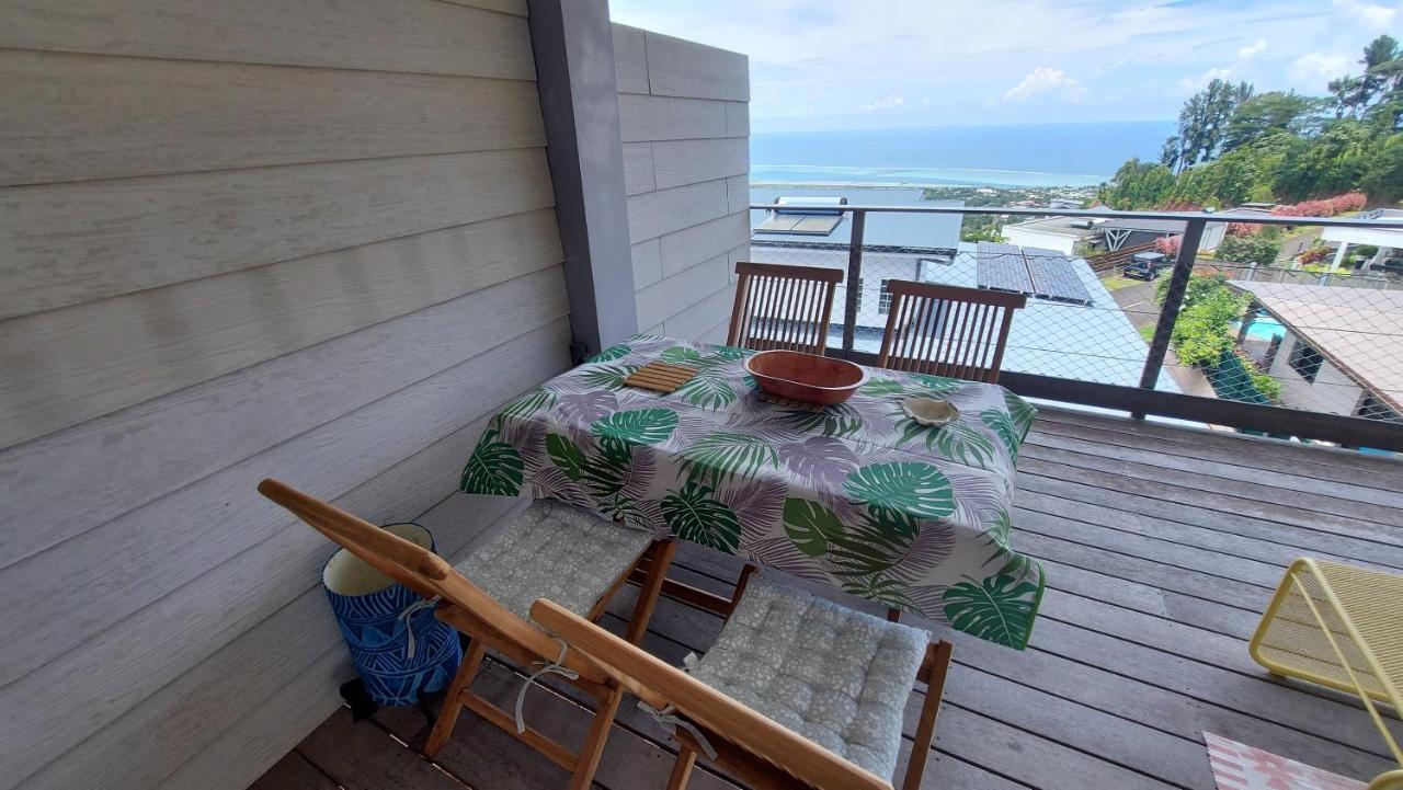 Studio Vaimiti Pour 2 Personnes Vue Mer Et Moorea Faaa Ngoại thất bức ảnh